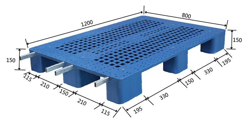 1280九腳網(wǎng)眼塑料托盤
